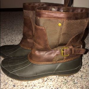 Lucky Brand brown duck boots. Size 10